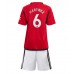 Maillot de foot Manchester United Lisandro Martinez #6 Domicile vêtements enfant 2023-24 Manches Courtes (+ pantalon court)